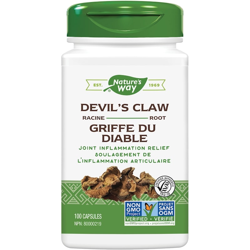 Devils Claw Root Joint Inflammation Relief 100 Vegetarian Capsules