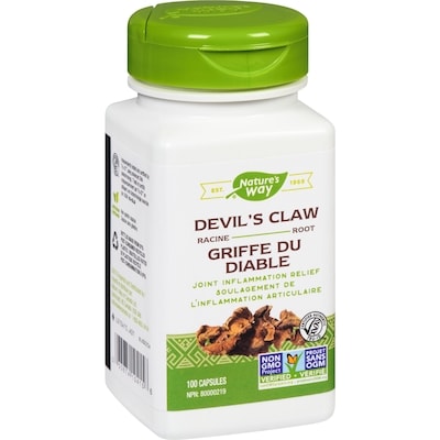 Devils Claw Root Joint Inflammation Relief 100 Vegetarian Capsules
