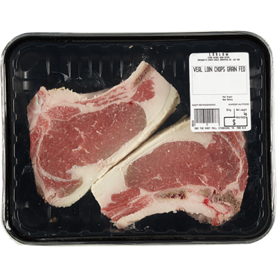 null Veal Loin Chop $30.84/1kg $13.99/1lb