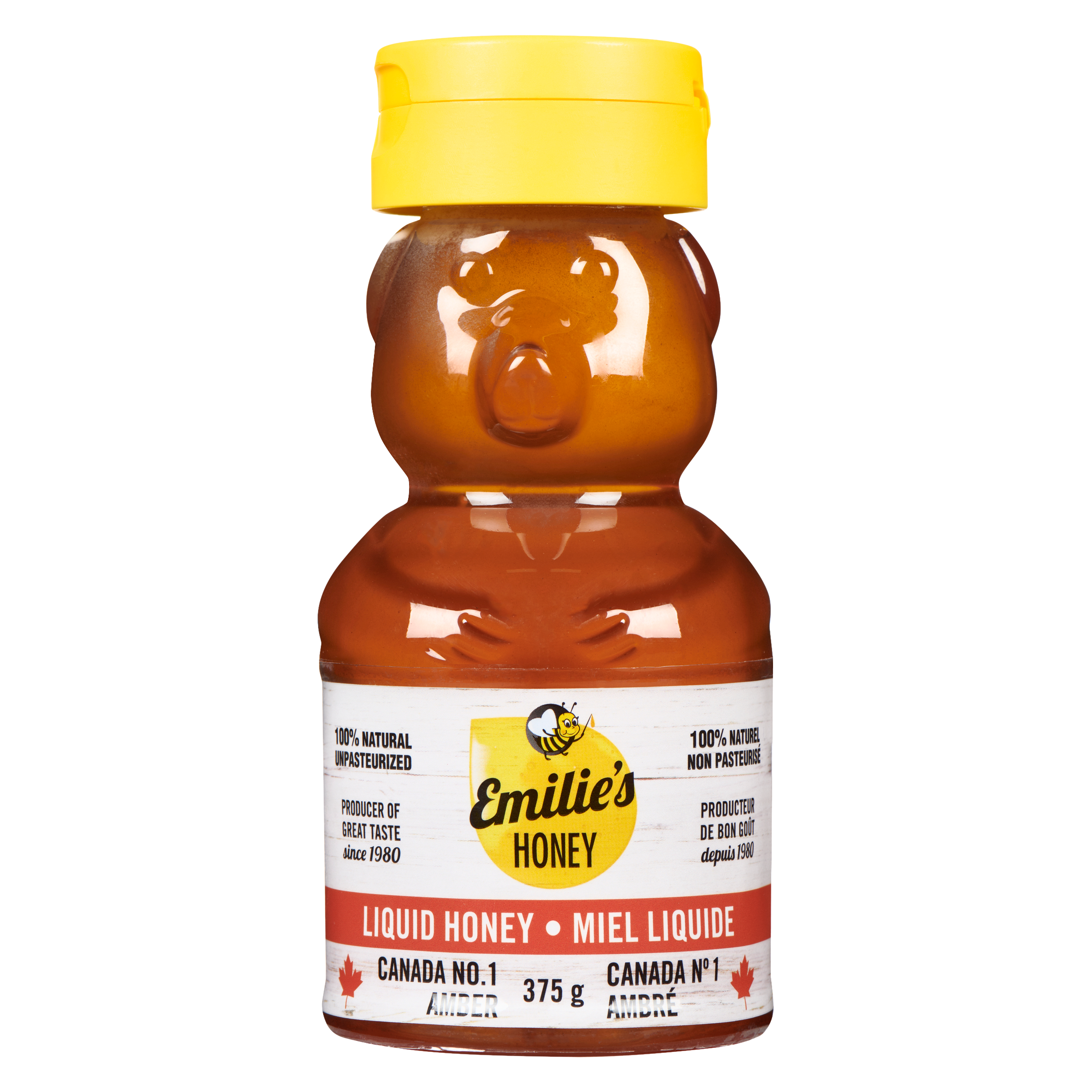 Le Miel d’Émilie Miel liquide doré 375 g, 1,87 $/100g