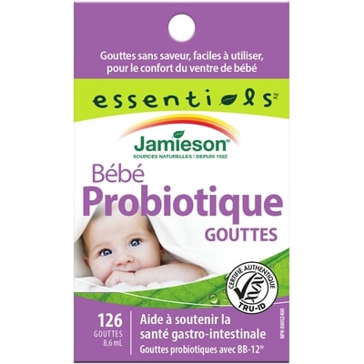 Jamieson Gouttelettes de probiotique pour bébé de 8 ml