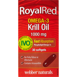 Webber Naturals Royal Red Omega-3 Krill Oil 30 ea, $0.67/1ea