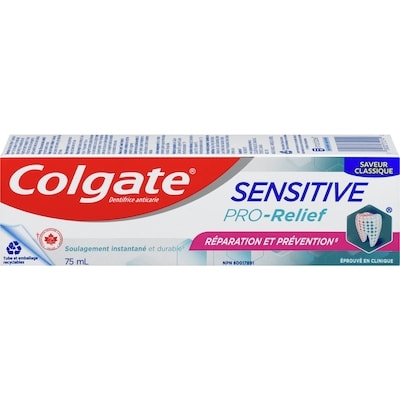 Colgate Dentifrice Sensitive Pro-Relief Réparation Et Prévention 75 ml, 7,99 $/100ml