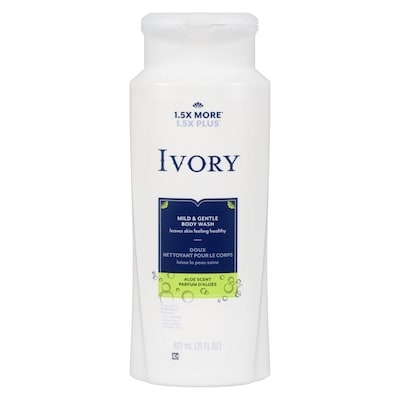 Ivory Body Wash Aloe Scent 621 ml, $1.36/100ml