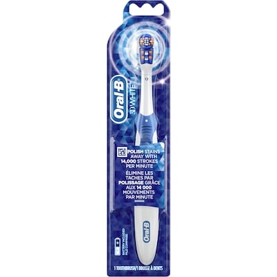 Oral-B 3D White - Brosse a dents a pile  1 ea, 10,99 $/1ch