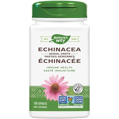 Nature's Way Echinacea Aerial Parts 100 Vegetarian Capsules 100 ea, $0.16/1ea
