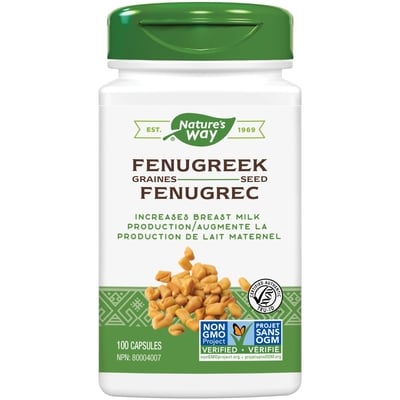 Nature’s Way Fenugrec en capsules 100 ea, 0,12 $/1ch