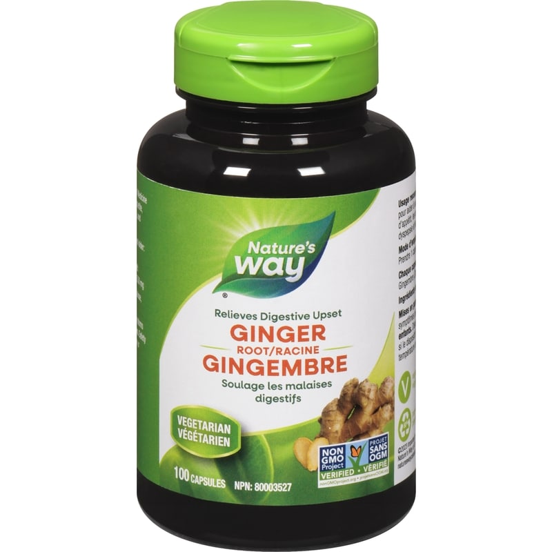 Ginger Root 100 Vegetarian Capsules