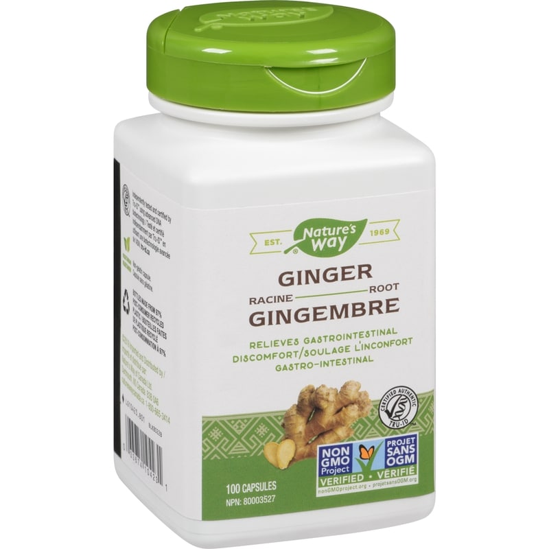 Ginger Root 100 Vegetarian Capsules