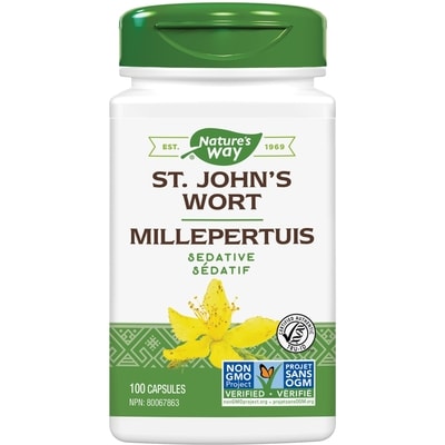 Nature’s Way Millepertuis en capsules 100 ea, 0,28 $/1ch