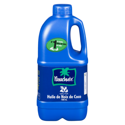 Parachute Huile de noix de coco 1000 ml, 1,30 $/100ml