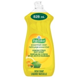 Palmolive Essential Clean Liquid Dish Soap, Lemon Citrus Scent 828 ml, $0.24/100ml