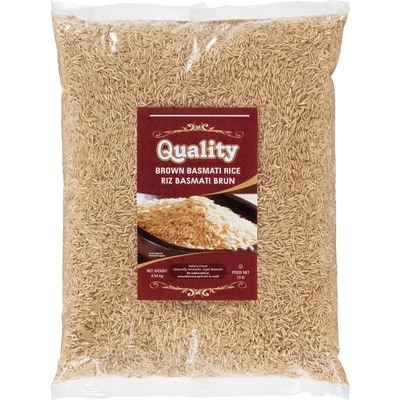 Quality Basmati Rice, Brown 4.54 kg, $0.40/100g