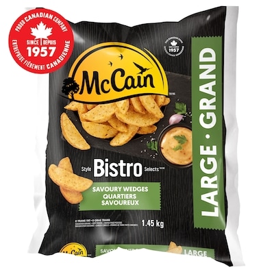 McCain Bistro Selects™ Savoury Wedges 1.45 kg, $0.55/100g