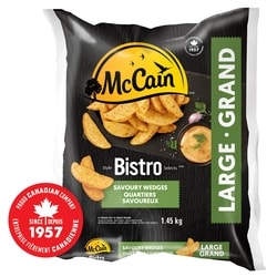 McCain Quartiers savoureux Style BistroMC 1.45 kg, 0,55 $/100g