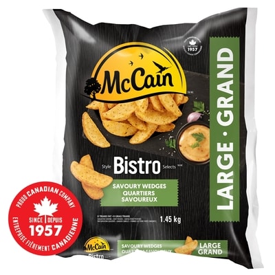 McCain Quartiers savoureux Style BistroMC 1.45 kg, 0,52 $/100g