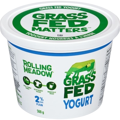 Rolling Meadow Yogurt, Plain 2% 500 g, $0.82/100g