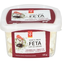 le Choix du Président Fromage Féta De Lait De Chèvre Émietté 175 g, 4,85 $/100g