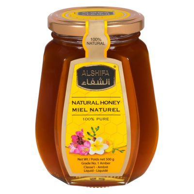 Al Shifa Natural Honey 500 g, $2.00/100g