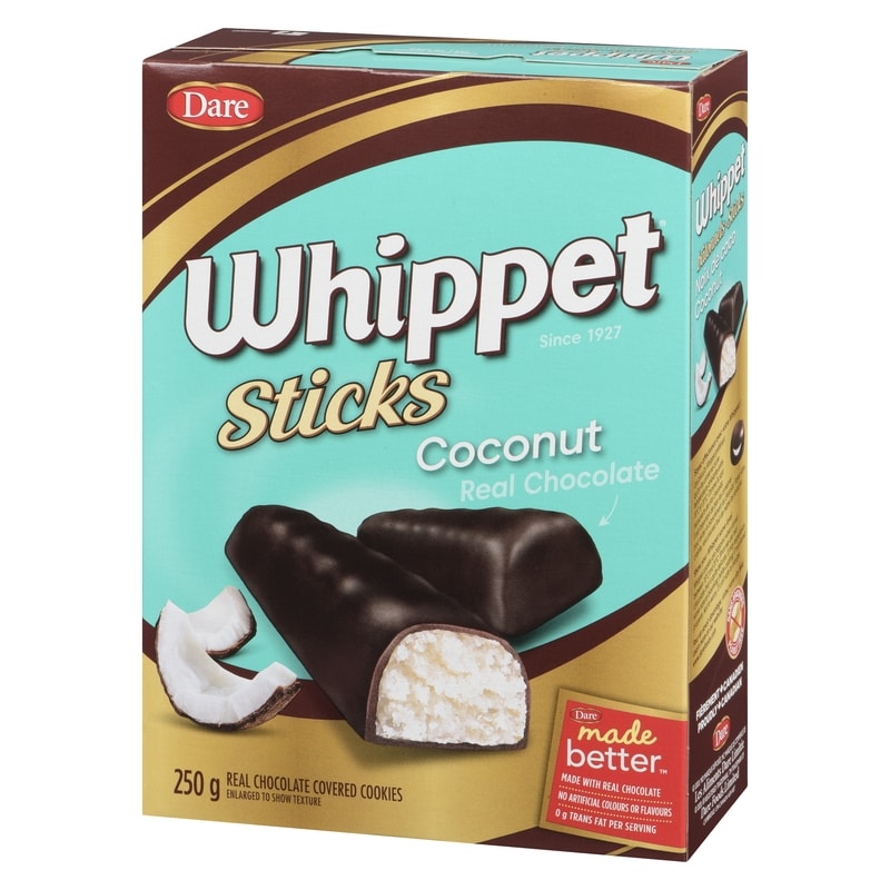 Whippet Sticks Coconut Cookies