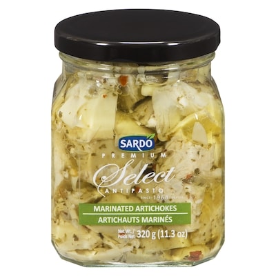 Sardo Artichauts marinés 375 ml, 2,40 $/100ml