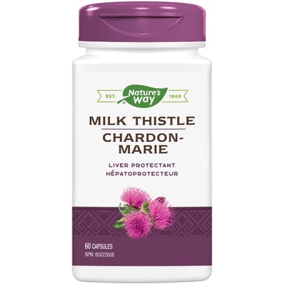Nature’s Way Chardon-Marie en capsules 60 ea, 0,43 $/1ch