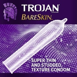 Trojan Bareskin Studded Condoms - 10 ea | Fortinos