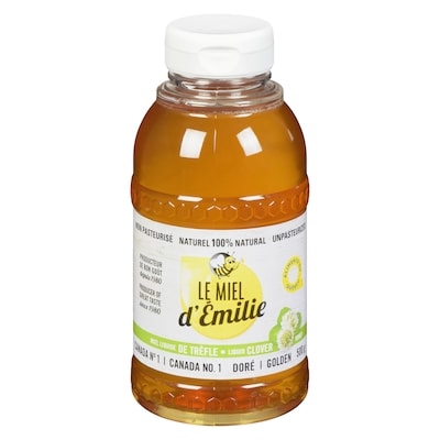 Le Miel d’Émilie Clover Flower Natural Honey 500 g, $1.40/100g