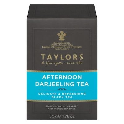 Taylors of Harrogate Afternoon Darjeeling Tea 50 g, $11.98/100g