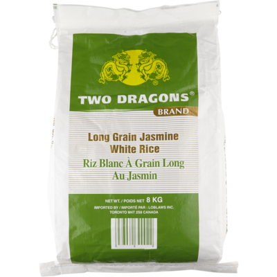 null Two Dragons Jasmine Rice 8 kg, $0.22/100g