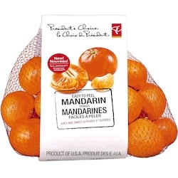 President's Choice Mandarin Oranges 1.36 kg, $0.51/100g