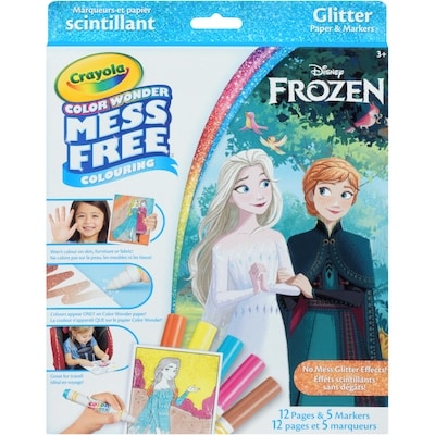 Crayola Ensemble de marqueurs et papier scintillants La Reine des neiges 1 ea, 11,99 $/1ch