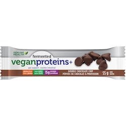 Genuine Health Fermented Vegan Proteins+ Bar, Double Chocolate  12x55.0 g, $5.91/100g