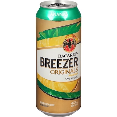 Bacardi Boisson De Malt Alcoolisée Originals Ananas (Pièce d’identité requise au moment du ramassage) 473 ml, 0,84 $/100ml