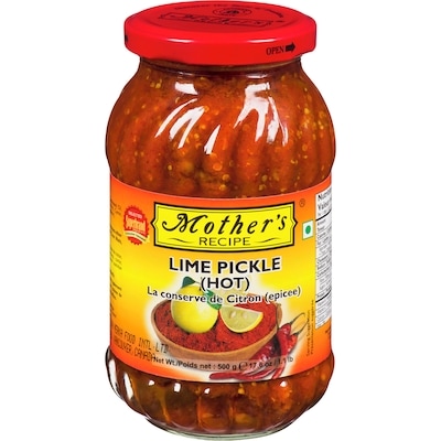 Mother Lime Pickle, Hot 500 g, $1.00/100g