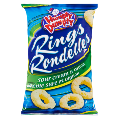 Rondelles crème sure et oignons