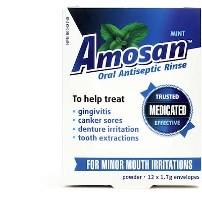 Amosan Oral Antiseptic Rinse 1.7 g, $1.25/1ea