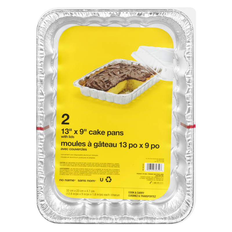 Cake Pans with Lids, 13x9"