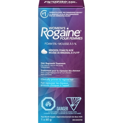 Rogaine Women’s Foam 5% 60 g, $126.65/100g