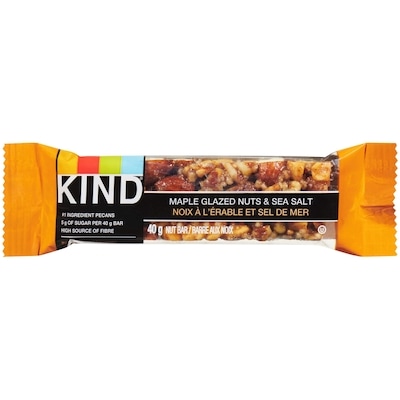 Kind Maple Glazed Nuts & Sea Salt Bar 40 g, $5.73/100g