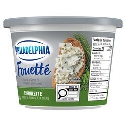 Philadelphia Whipped Chives Cream Cheese Product - 227 g | Loblaws