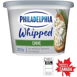 Philadelphia Fromage à la crème Fouetté Ciboulette 227 g, 1,76 $/100g
