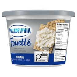 Philadelphia Whipped Original Cream Cheese Product - 227 g | Zehrs