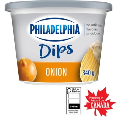 Philadelphia Onion Dip 340 g, $2.06/100g