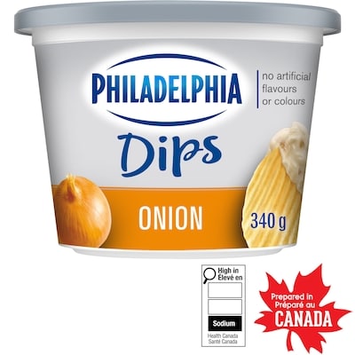 Philadelphia Trempette Oignon 340 g, 2,06 $/100g