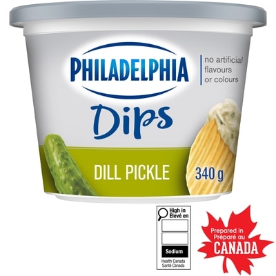 Philadelphia Dill Pickle Dip 340 g, $2.06/100g