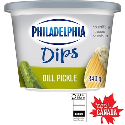 Philadelphia Dill Pickle Dip 340 g, $2.06/100g
