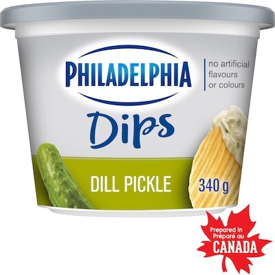 Philadelphia Trempette Cornichons À L'Aneth 340 g, 2,35 $/100g