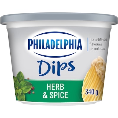 Philadelphia Herb & Spice Dip 340 g, $2.35/100g