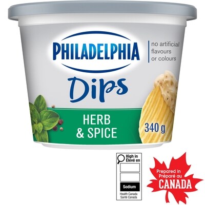 Philadelphia Trempettes Herbes Et Épices 340 g, 2,06 $/100g